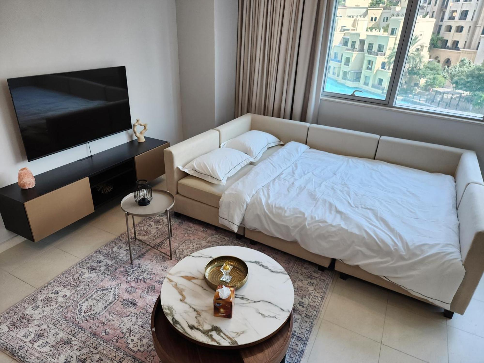Apartament Downtown Oasis, Burj Khalifa Views, Luxury Amenities Dubaj Zewnętrze zdjęcie